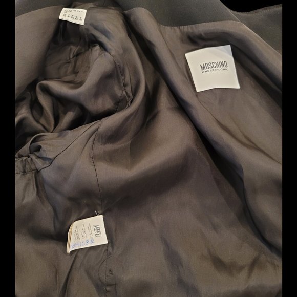 Moschino Couture Black Vintage Evening Jacket 46 US 10 - Picture 8 of 8